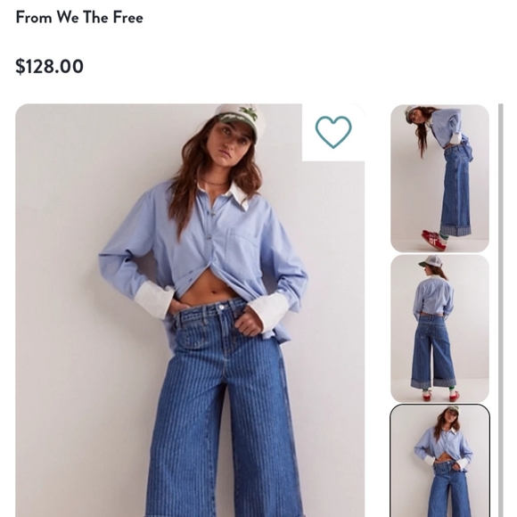 We The Free Brette Cropped Wide-Leg Jeans - Picture 3 of 4